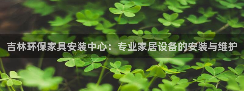 杏耀官网客服：吉林环保家具安装中心：专业家居设备的安装与维护