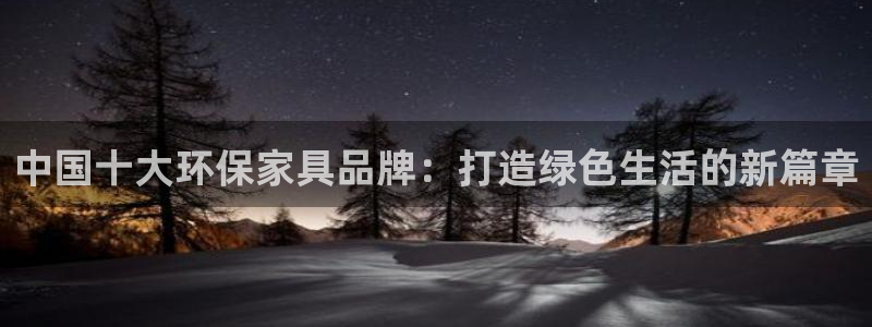 杏耀app怎样申请退款：中国十大环保家具品牌：打造绿色生活的