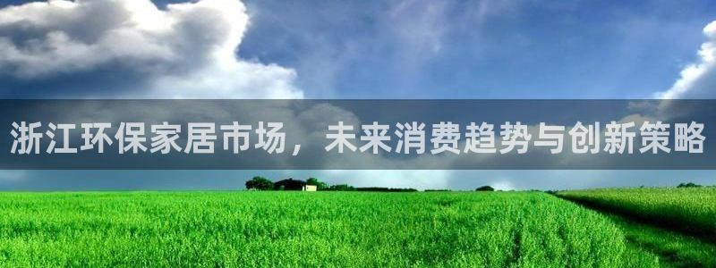 杏耀官方网：浙江环保家居市场，未来消费趋势与创新策略