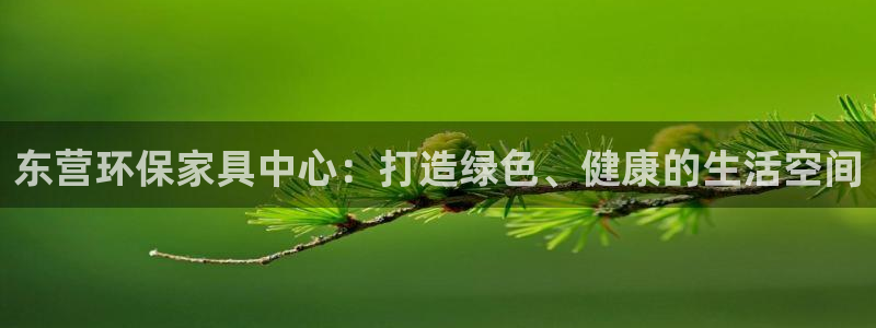 杏耀客户端登录：东营环保家具中心：打造绿色、健康的生活空间