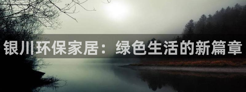 杏耀平台官网：银川环保家居：绿色生活的新篇章