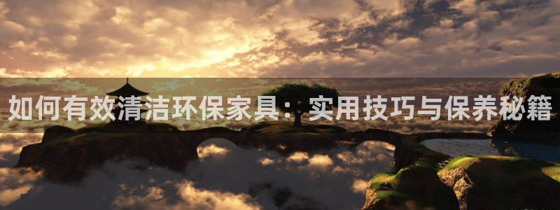 杏耀登入官网：如何有效清洁环保家具：实用技巧与保养秘籍